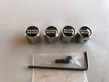 Kit Tappi Valvola Dell’Aria Cromati Per Range Rover Con Antifurto