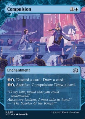 MTG Compulsion (15/103) Wilds of Eldraine Enchanting Tales LP
