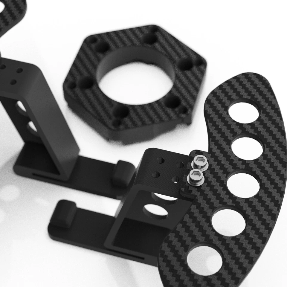 Logitech G29/G920/G923/G27 Paddle Shifter Extender Deep-Dish Kit Adapter MOD - Bild 3 von 4