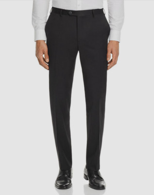 Corneliani Men Basic Solid Regular Fit Dress Pants Navy Size 40 0772