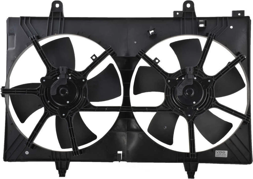 Conjunto de ventilador de radiador y condensador doble - METRIX se adapta 03-07 Nissan Murano Foto 2 de 3