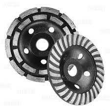 2x Schleifteller Diamant Schleiftopf Topfscheibe Ø 125mm Betonschleifer Beton