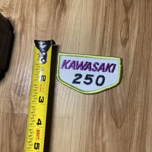 Kawasaki 250 naszywka NOS Vintage - Zdjęcie 1 z 2