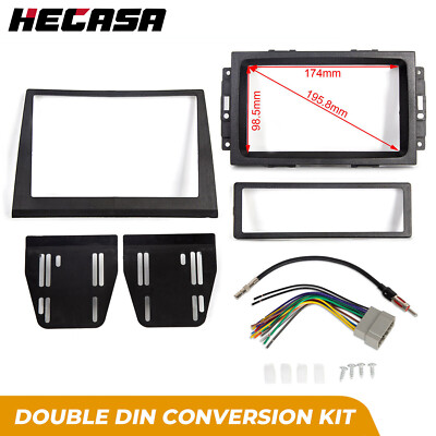 For Chrysler Dodge Jeep Double Din Dash Kit Radio Stereo Bezel Dashboard Cover