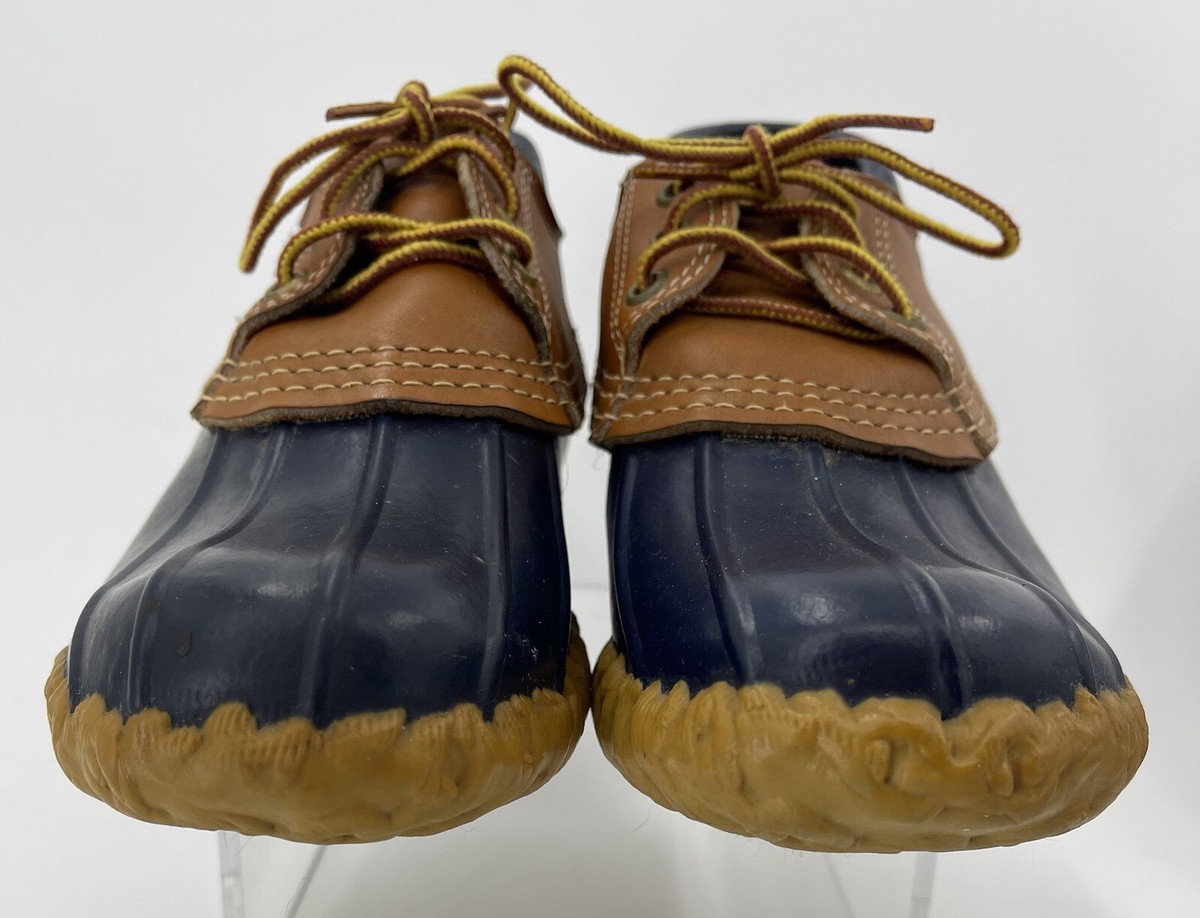 VTG‎ LL Bean Boots Mens 9 LM Leather Blue Rubber Made USA Duck Hunting Shoes LL Bean Men main image 4