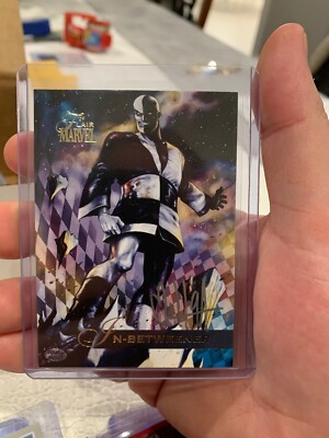 2019 FLEER FLAIR MARVEL In-Betweener PASKAL MILLET ARTIST AUTO #d 07/30