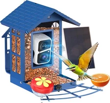 Bird Feeder Camera, 4K High Resolution Smart Bird Feeder with Camera for Birds