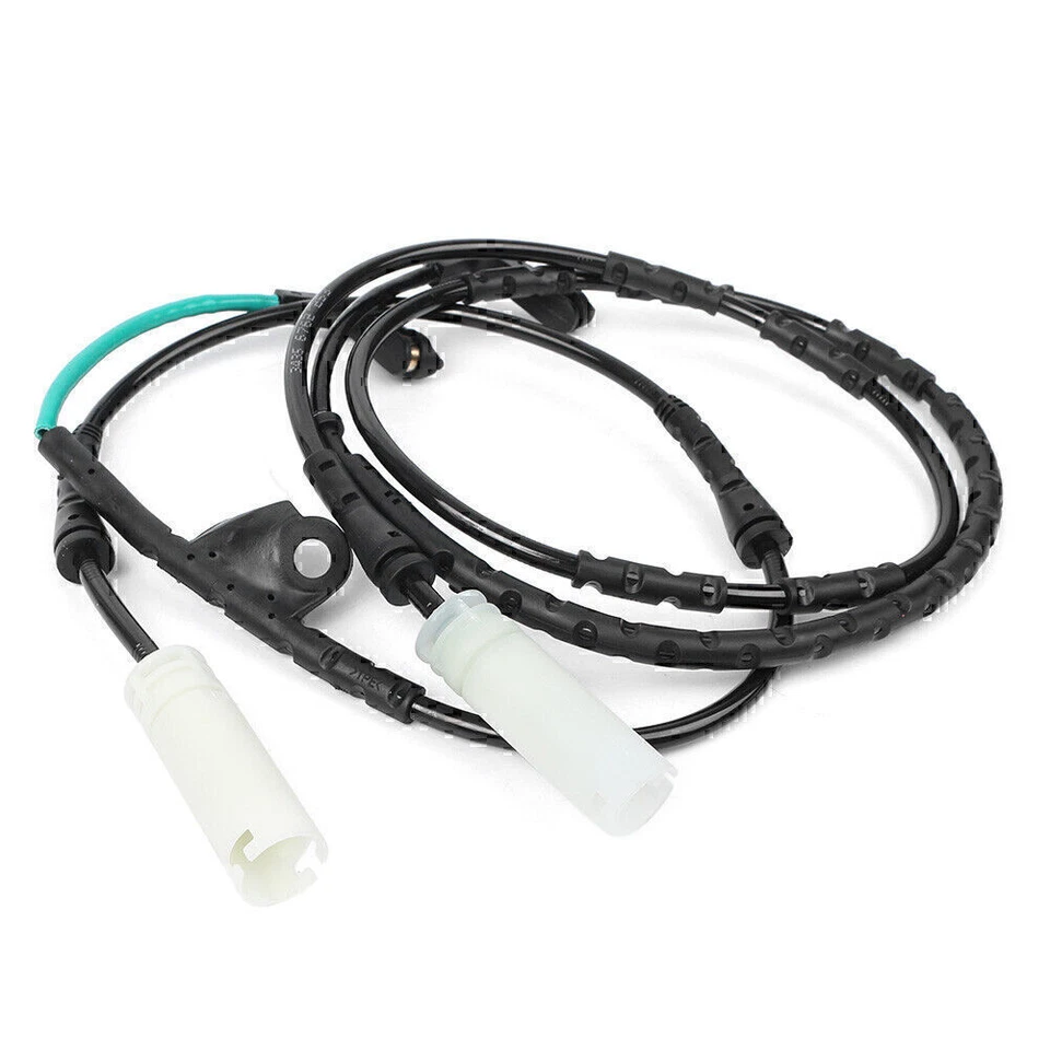 Sensor de desgaste de pastillas de freno delanteras traseras para BMW E88 E90 128i 325i 328i 335i M3 Foto 3 de 4