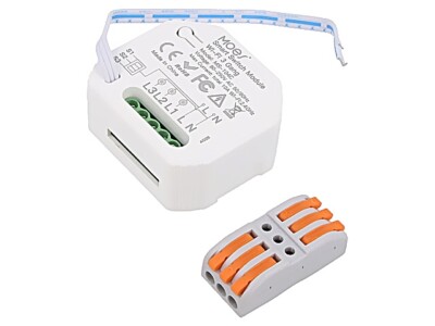 MS-104C Relais Doseneinbau 90-250VAC IP20 -10-40°C Ch: 3 WIFI MOES