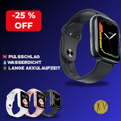 Alu GPS Smartwatch Kinder Watch Herren Damen Pulsuhr Fitness Bluetooth Tracker