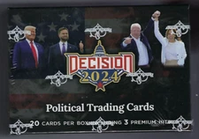 2024 Leaf Decision Political Trading Cards Sealed Hobby Box