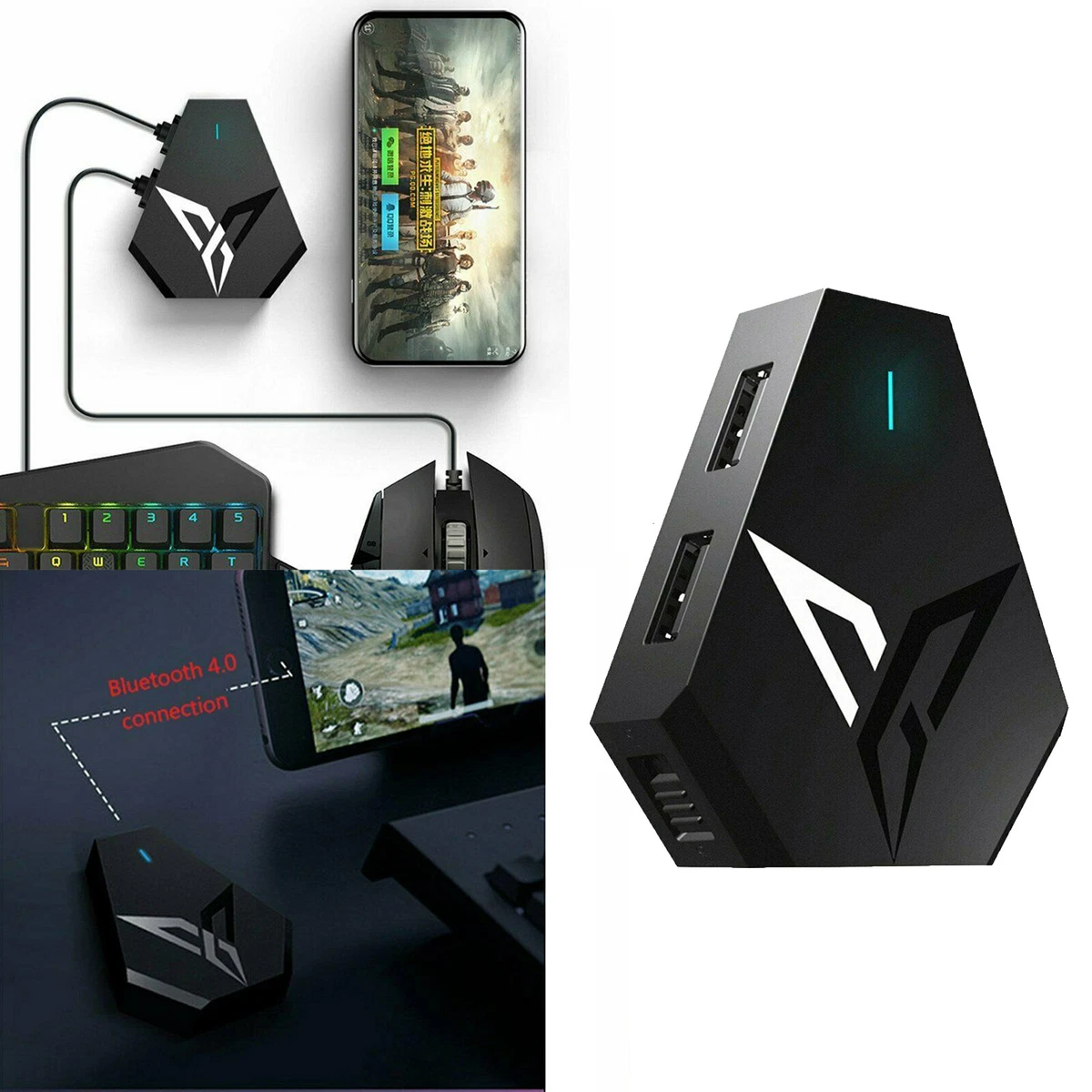 For Android iPhones Flydigi Q1 PUBG Mobile Game Keyboard Mouse