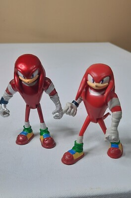 Tomy Sega Knuckles 3.5'' Figures, One Flaw See Photos