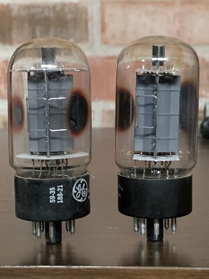 2 Vintage GE USA 6L6-GC tubes tested 6l6gc | eBay