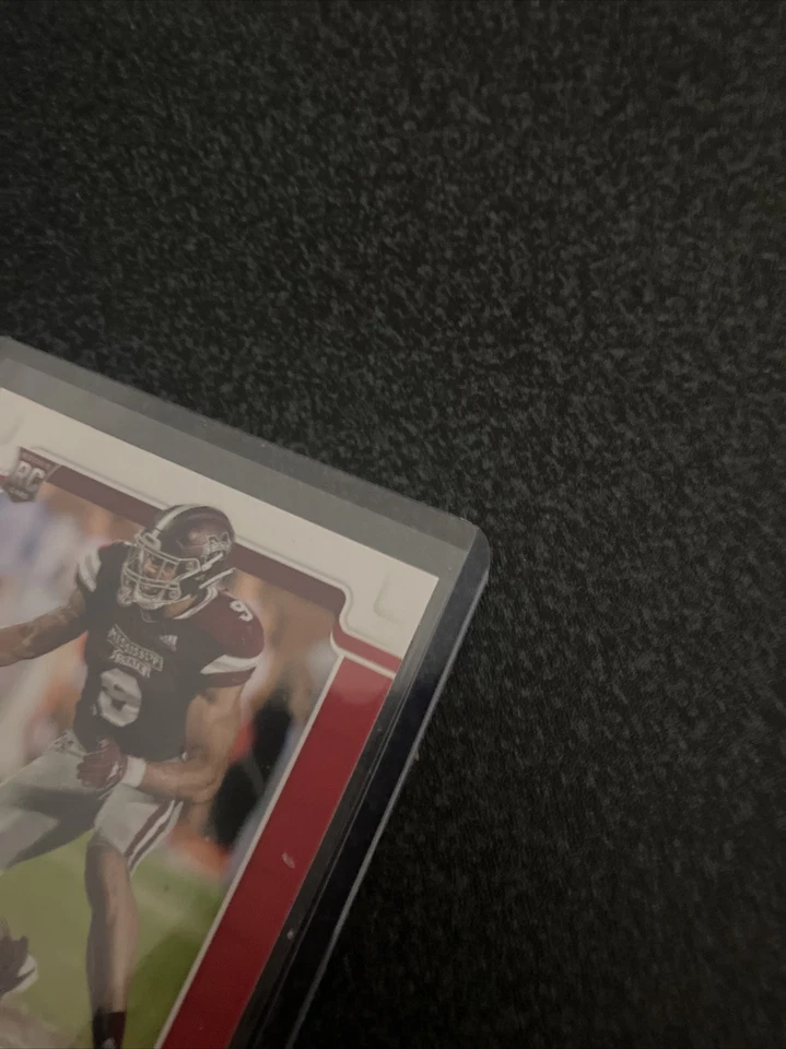 Montez Sweat 2019 Score Football Red Parallel RC #368 Mississippi State  - Image 4 of 4
