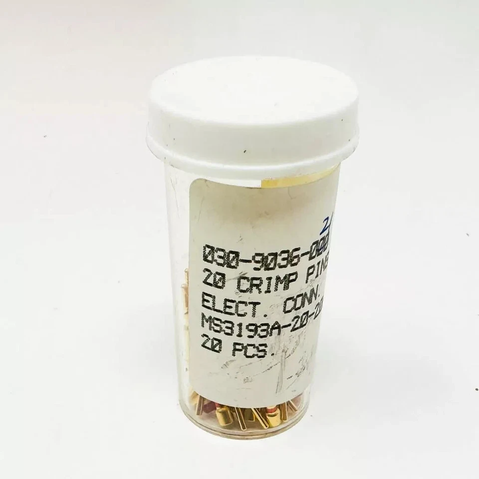 20 шт. обжимных контактных штифтов Cannon 030-9036-021 MS3193A-20-20A - Изображение 4 из 4