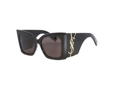 Saint Laurent Blaze SL M119 119 001 Black Gray Sunglasses