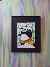 Kung Fu Panda Po Animated Cartoon Fan Art Master Ping Xiao Po 5x7