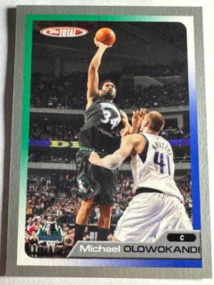 2005-06 Topps Total Silver NBA  Minnesota Timberwolves Michael Olowokandi