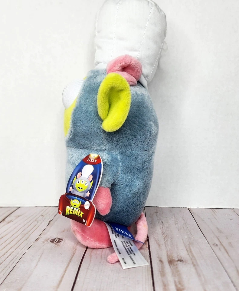 全新!!! 2021 迪士尼皮克斯外星人混音 Ratatouille Remy 9 英寸毛绒全新带标签 — 第 3/4 张图片