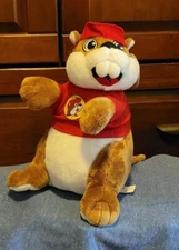 Buckees Plush Buckee The Beaver Red Hat Shirt Promo Stuffed Animal