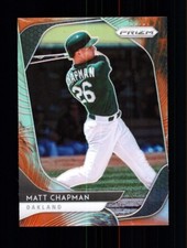 2020 PRIZM #149 MATT CHAPMAN COSMIC HAZE PRIZM - OAKLAND A'S
