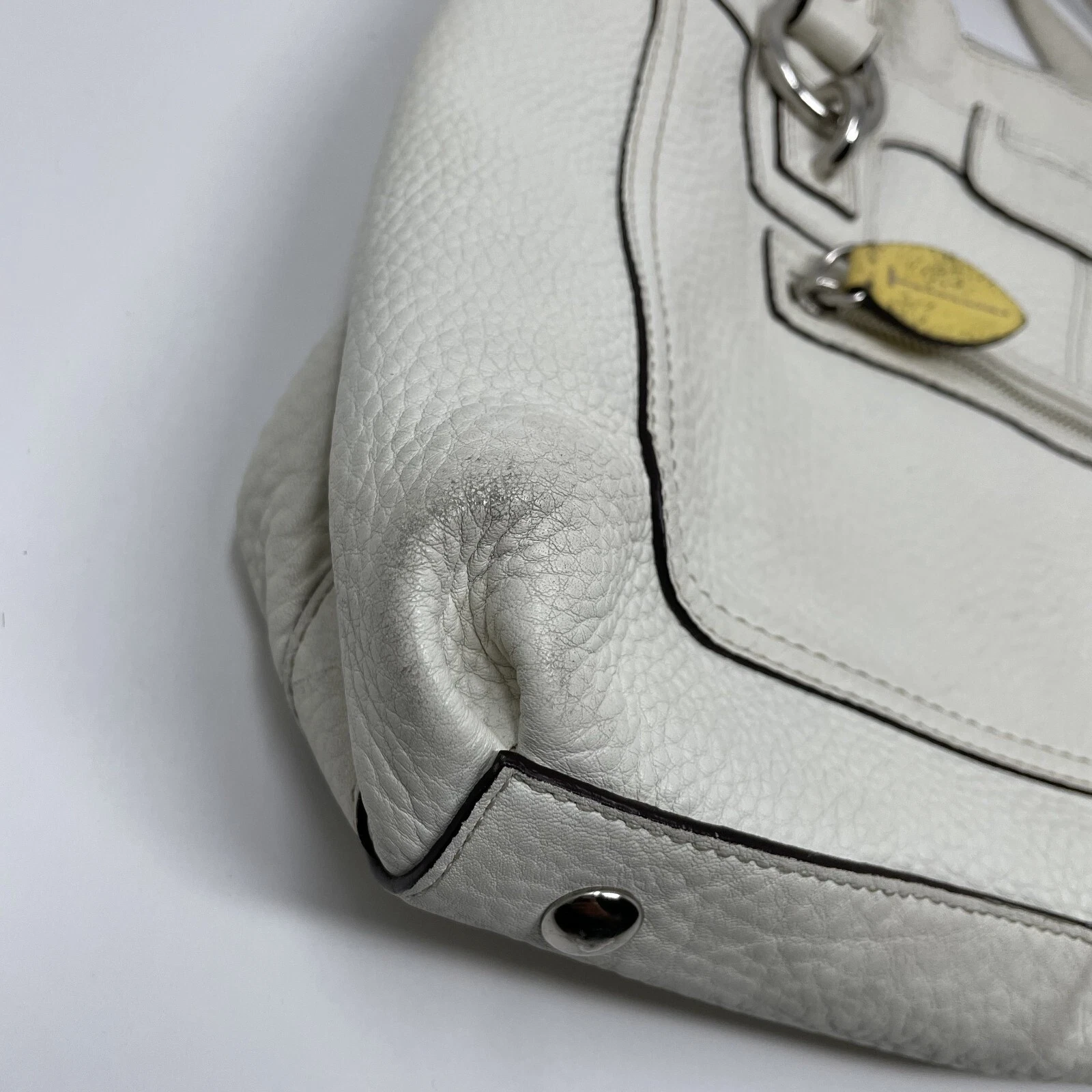 Coach F14682 Penelope borsa a tracolla in pelle di gesso con tasche