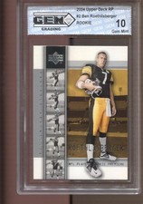 Ben Roethlisberger Rookie Card Checklist and Autograph Memorabilia Guide 12