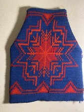 Vintage 1980s Wigwam 100 Pure Virgin Wool Ski Beanie Hat STAINS SNAGS