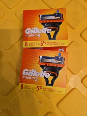 2 Pack of Gillette Fusion 5 Razor Blades 8 Cartridges - NEW
