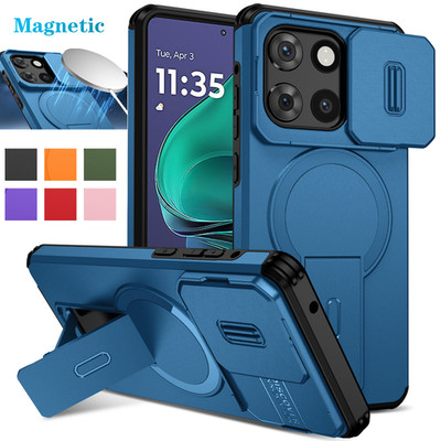 For Motorola Moto Edge G 5G/Power/Stylus 2025 Magnetic Case Camera Phone Cover 