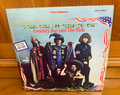 Country Joe Fish Feel Like Fixin' To Die 1st Press 1967 VSD79266 Ultrasonic NM