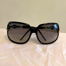 Gucci GG3584/S Women's Oversized Square Sunglasses Black Acetate Gradient Lenses