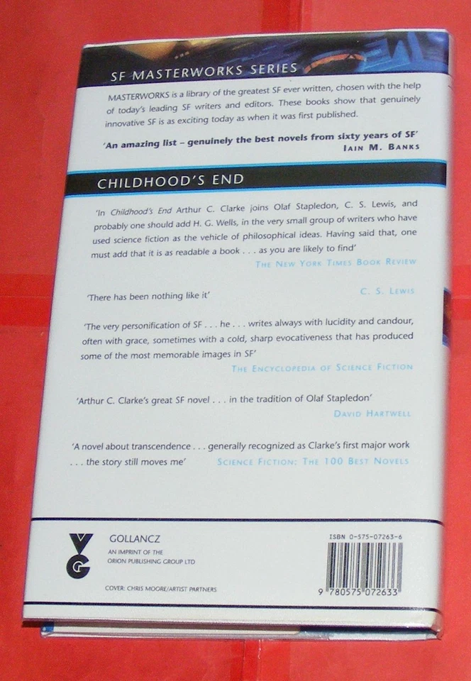 CHILDHOOD'S END Arthur C Clarke, hardcover +dj, SF MASTERWORKS (2001 UK) / VGC - Image 2 of 4