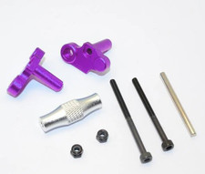 GPM Upgrade FRONT METAL CHASSIS SUPPORT For Kyosho HOR BIKES KM013 - PURPLE -