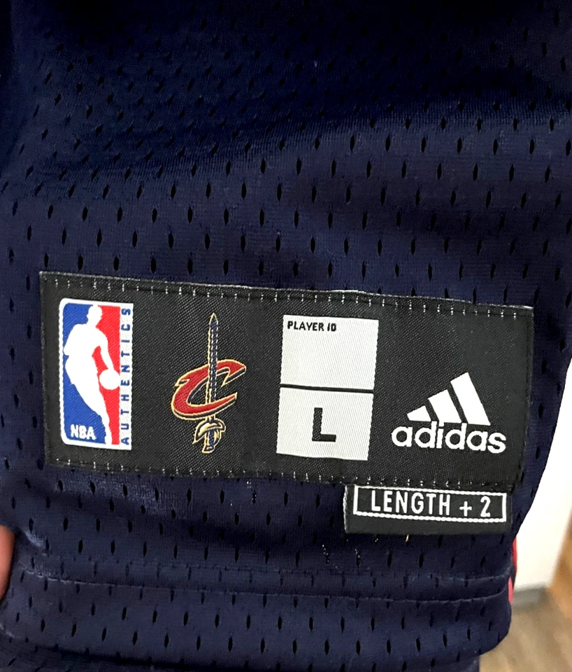LeBron James Cleveland Cavaliers Jersey Adidas NBA Authentic Size L +2 Rare - Image 4 of 4