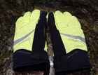 Luminite Bicycle Gloves by Endura Women's size Large, Black and Yellow Accents — photo 1