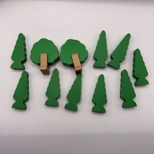 Wooden Train Track Trees Scenery Accessories Brio Bigjigs Compatible