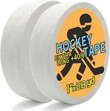 2 Rolls Hockey Tape, Multipurpose Cloth Tape Goon Grip Tape for Lacrosse Stick 