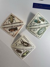 1962 Central African Republic Postage Due J1–J6 Beetle Stamps + Harris Envelope