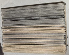 Lot of 103 Random Antique Stereoview Cards - Orig 1900s-1910s Photographs in box