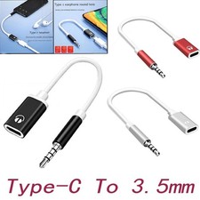 Type-C Converter Headphone Adapter USB-C Female To 3.5 mm Male 3.5 mm