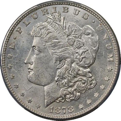 1878-P 7/8TF Strong Morgan Silver Dollar PCGS MS62 Nice Eye Appeal Nice Strike