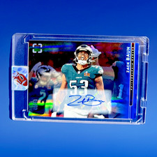 ZACK BAUN - 2025 PHOTOGENIC #106 - BLUE AUTO - 49/49 LAST TO PRINT - EAGLES!