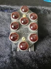 Vintage 1940s Federal 95 Red Glass Reflectors Motorcycle Harley Indian Rat Rod