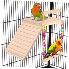 Kyouki Bird Perch Bird Cage Accessories Platform Swing - for