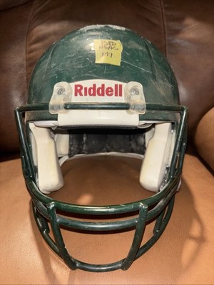 Riddell Speed Medium Football Helmet Hunter Green W/ Hunter Green Face Mask