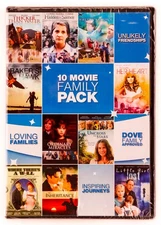 10 Movie Family Pack DVD/2011 (10 movies/ 2 discs)  New & Sealed! Over 14 Hours