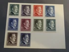 Poland 1940 Hitler set of 10 stamps MH