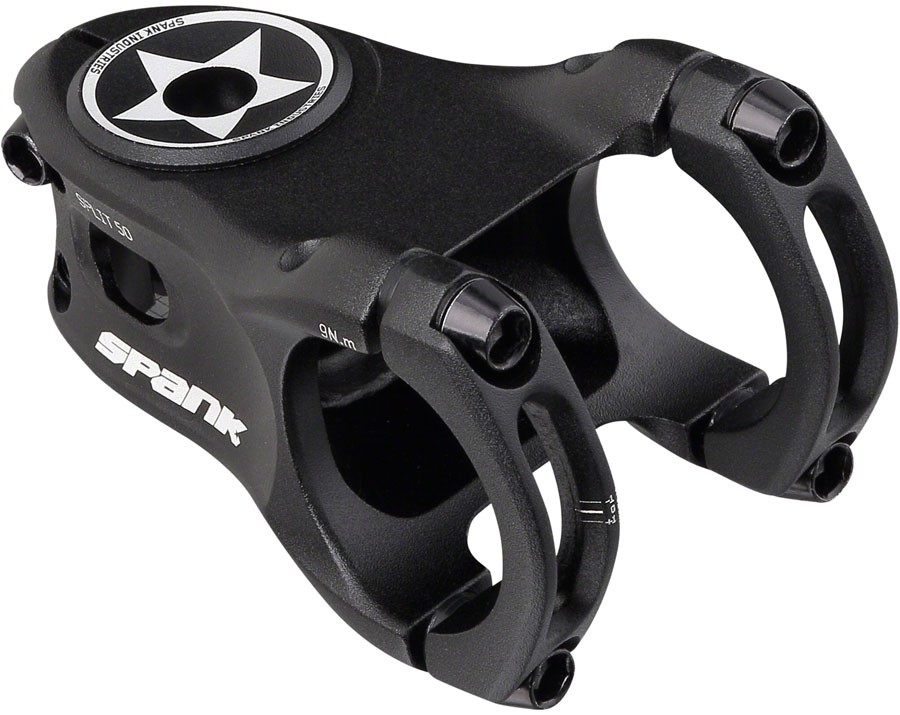Spank Split Stem 38mm Stem Length 318mm Bar Clamp 286mm Clamp Dia Black 19290₽